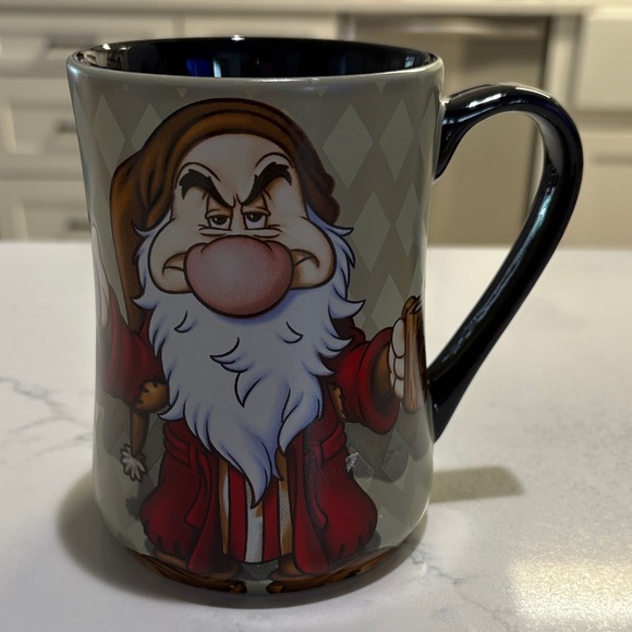 Disney Other - Disney Grumpy Mug in Gray, Red, White, Black